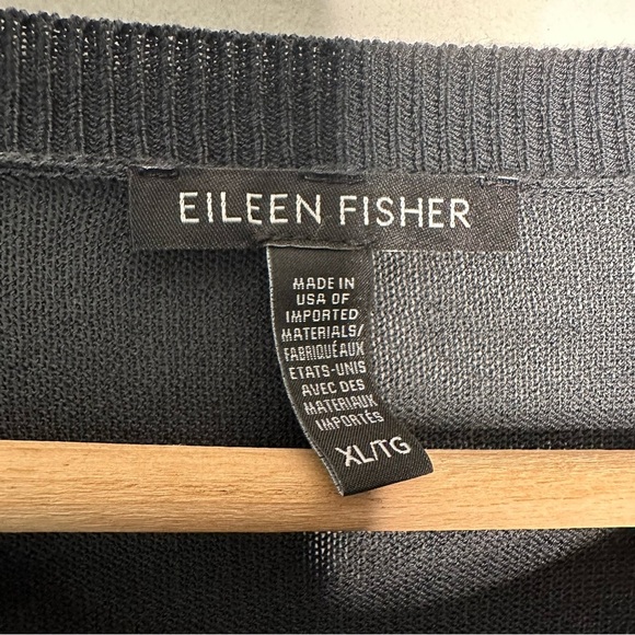 Eileen Fisher | Crew Neck Box Pullover Sweater Size XL - Picture 6 of 8
